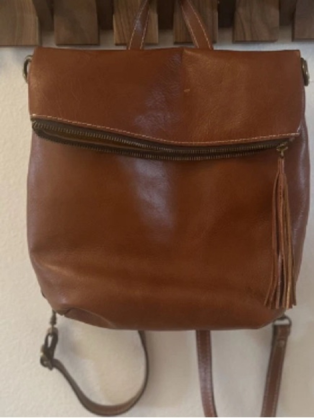 Luzille Leather Convertible Backpack, Patricia Nash